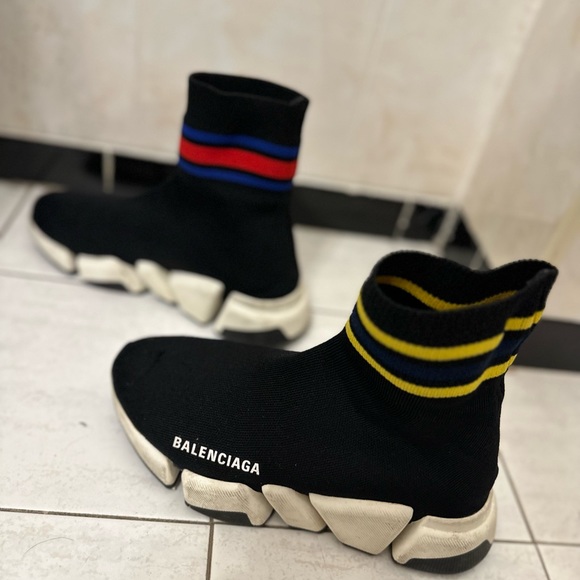 Balenciaga speed 2.0 LT stripe sock sneaker - Picture 3 of 8